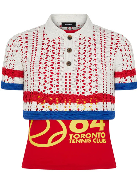  Dsquared2 Polo A Paneles - Neutro 