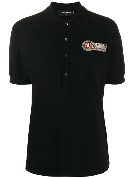  Dsquared2 Polo Con Logo - Negro 