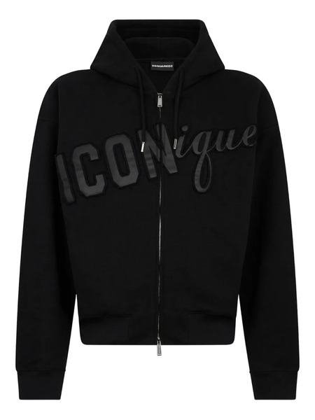  Dsquared2 Sudadera Con Capucha Y Cremallera - Negro 
