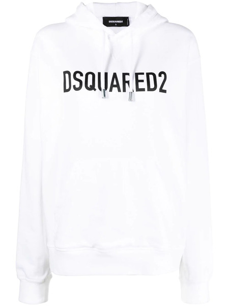  Dsquared2 Sudadera Con Capucha Y Logo - Blanco 
