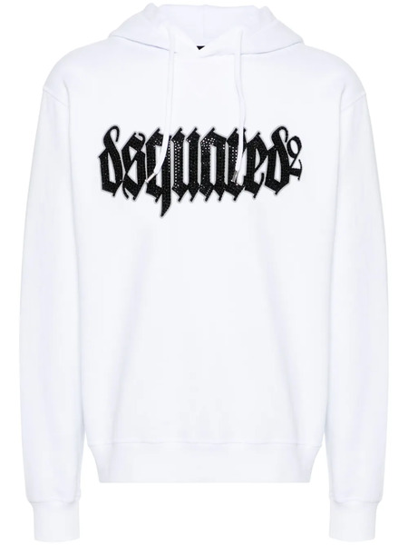  Dsquared2 Sudadera Con Capucha Y Logo - Blanco 