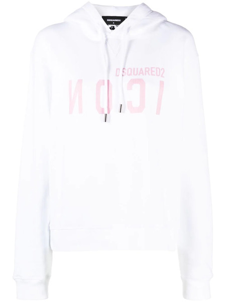  Dsquared2 Sudadera Con Capucha Y Logo Icon - Blanco 