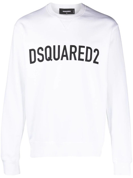  Dsquared2 Sudadera Con Logo Estampado - Blanco 