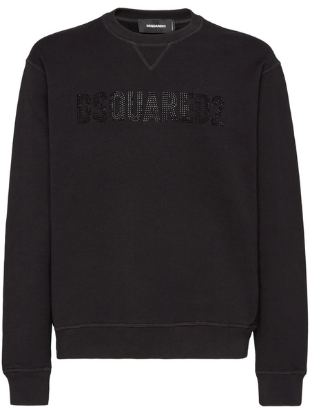  Dsquared2 Sudadera Con Logo Estampado - Negro 