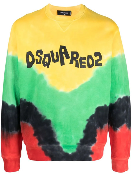  Dsquared2 Sudadera Con Logo Estampado - Verde 