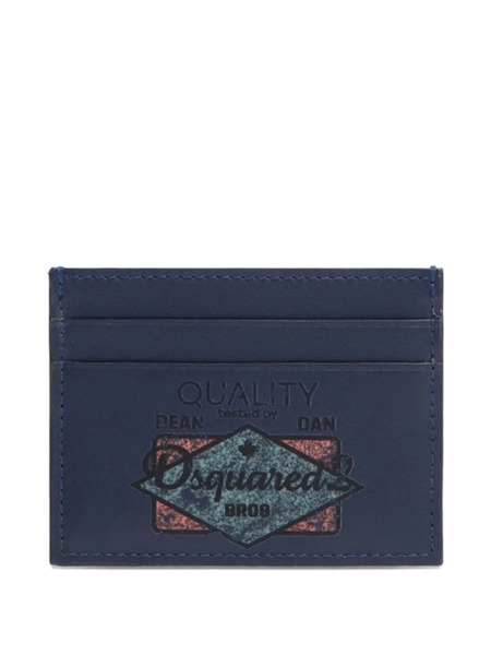  Dsquared2 Tarjetero Re-worked2 - Azul 