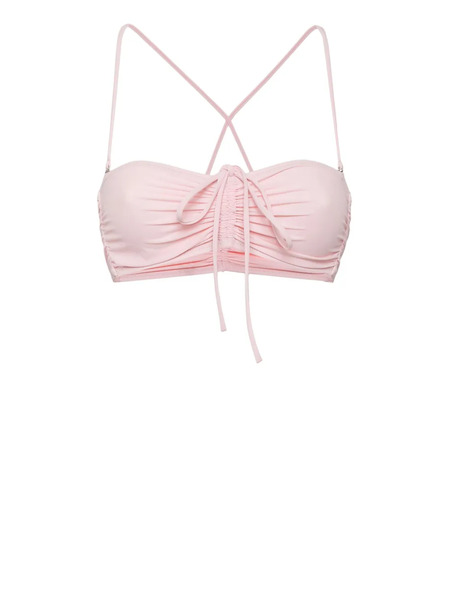  Dsquared2 Top De Bikini Con Encaje - Rosa 