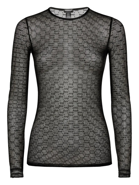  Dsquared2 Top De Malla - Negro 