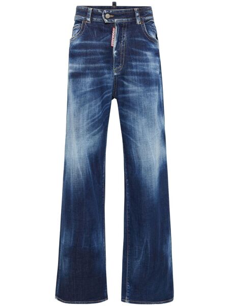  Dsquared2 Vaqueros Anchos - Azul 