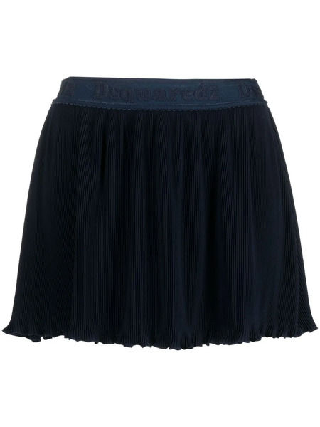  Dsquared2 Vaqueros Capri Con Efecto Envejecido - Azul 