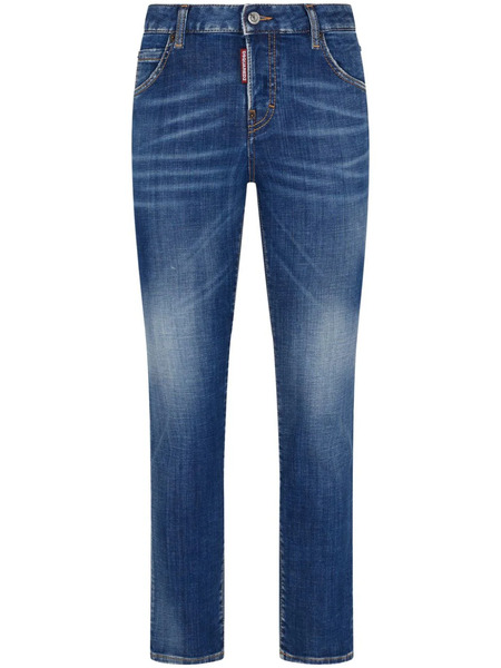  Dsquared2 Vaqueros Con Corte Slim - Azul 