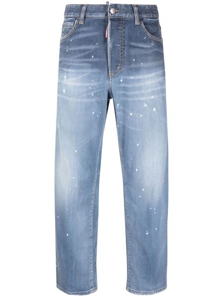  Dsquared2 Vaqueros Con Efecto Envejecido - Azul 