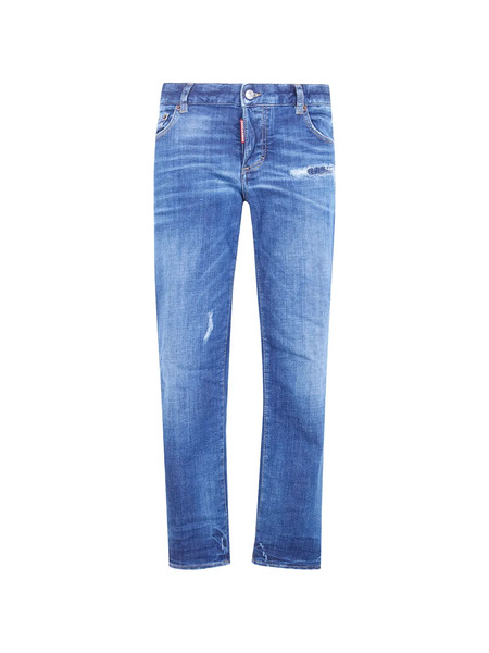  Dsquared2 Vaqueros Con Efecto Envejecido - Azul 