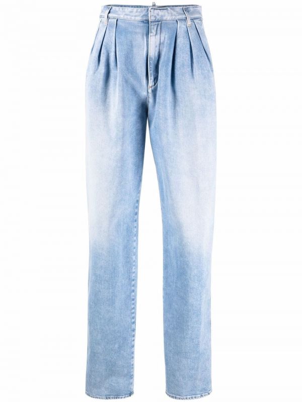  Dsquared2 Vaqueros De Talle Alto - Azul 