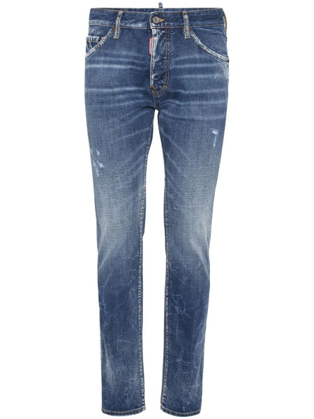  Dsquared2 Vaqueros Skinny Con Efecto Lavado - Azul 