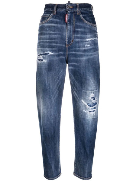  Dsquared2 Vaqueros Skinny Con Múltiples Bolsillos - Azul 