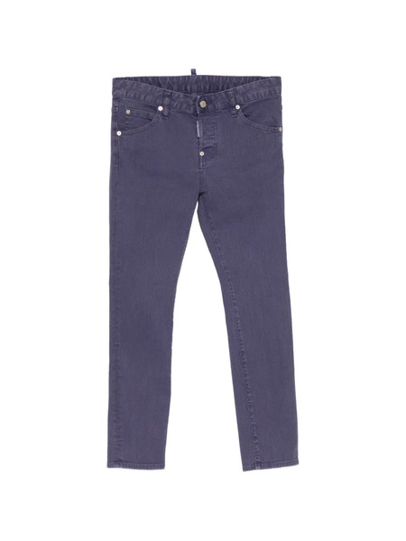  Dsquared2 Vaqueros Slim Con Etiqueta Del Logo - Morado 