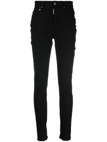  Dsquared2 Vaqueros Slim De Talle Alto - Negro 