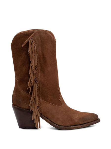  Ducanero Botas Con Flecos - Marrón 