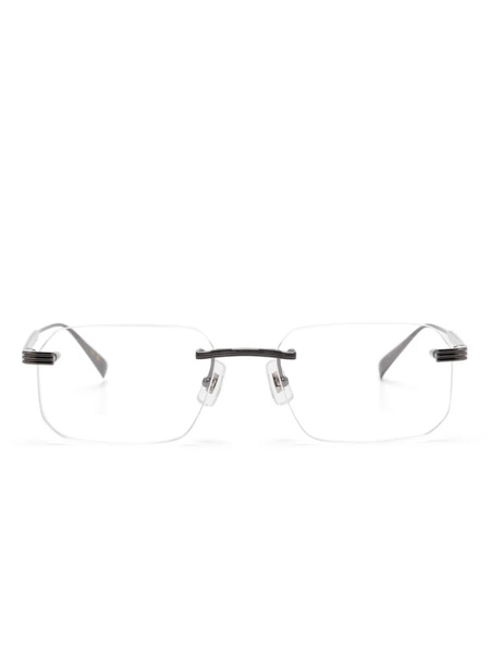  Dunhill Gafas Con Montura Rectangular - Negro 