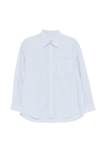  Dunst Camisa Con Bolsillo A Rayas - Azul 