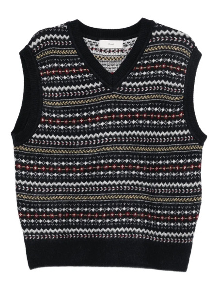 Dunst Jersey Con Cuello En V - Azul 