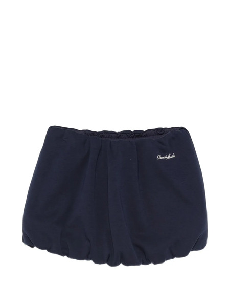  Dunst Minifalda Fruncida Con Dobladillo - Azul 