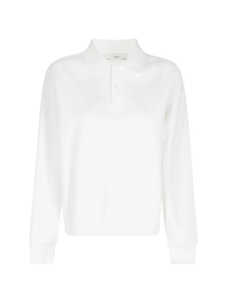  Dunst Polo Con Dobladillo Recto - Blanco 