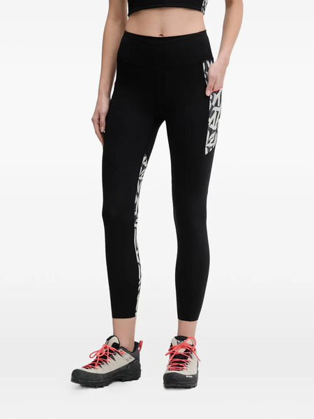  Dynafit Leggins Con Logo Lateral - Negro 