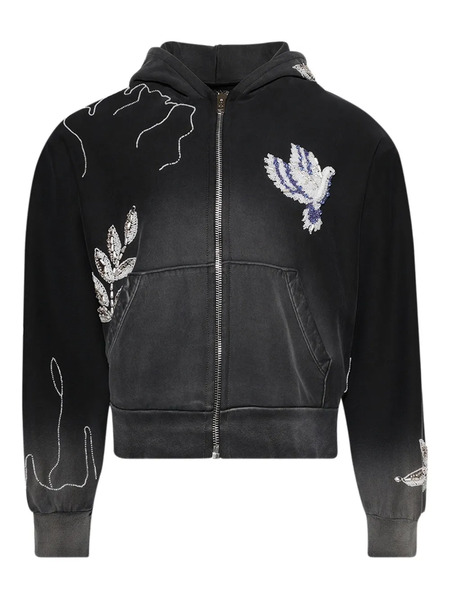  Earthling Vip Sudadera Con Capucha De Algodón - Negro 