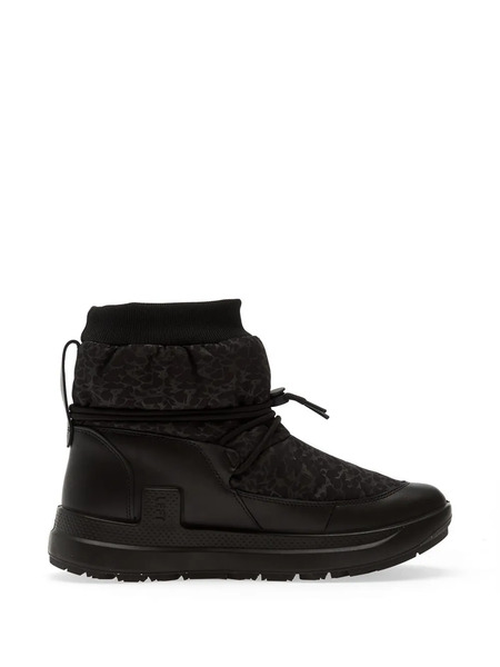  Ecco Botas Solice Con Estampado De Leopardo - Negro 