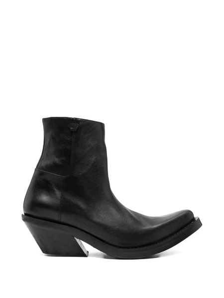  Egonlab. Botas Spike De Piel - Negro 