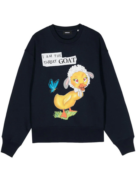  Egonlab. Sudadera Con Estampado Gráfico - Azul 