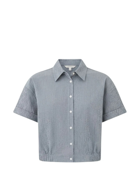  Eleh Camisa Con Cuello - Azul 