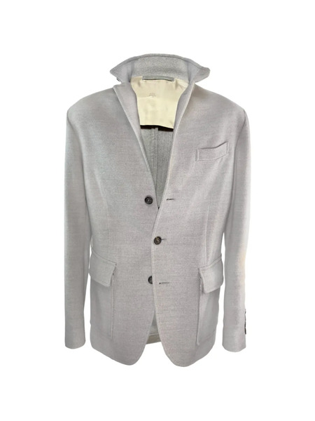  Eleventy Abrigo Con Botones - Gris 