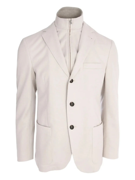  Eleventy Blazer Con Botones - Neutro 