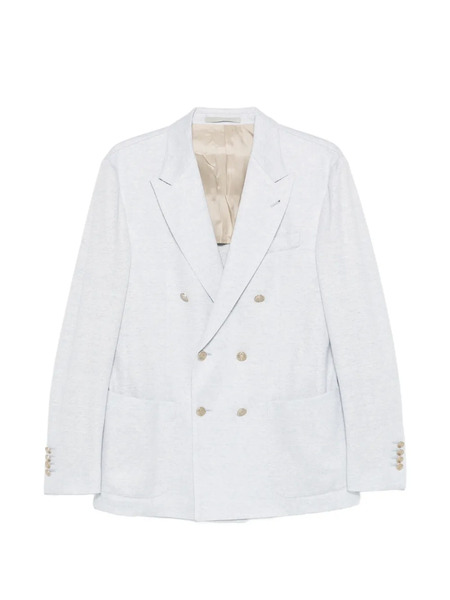  Eleventy Blazer Con Doble Botonadura - Azul 