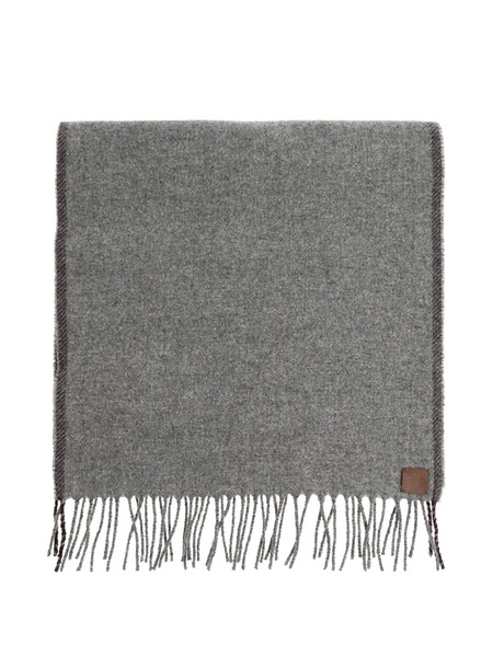  Eleventy Bufanda Con Flecos - Gris 