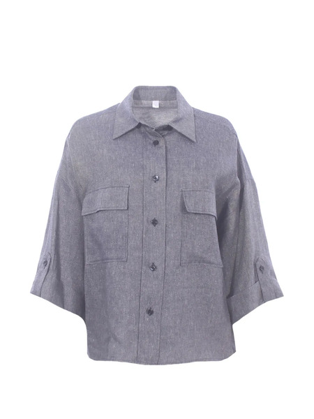  Eleventy Camisa Con Botones - Azul 