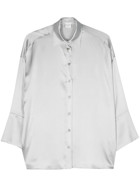  Eleventy Camisa De Seda - Azul 