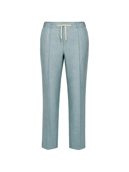 Eleventy Drawstring-waist Tailored Trousers - Verde 