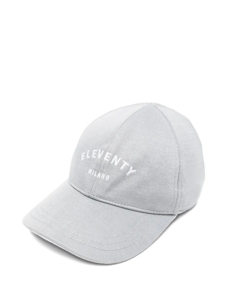  Eleventy Gorra Con Logo - Azul 