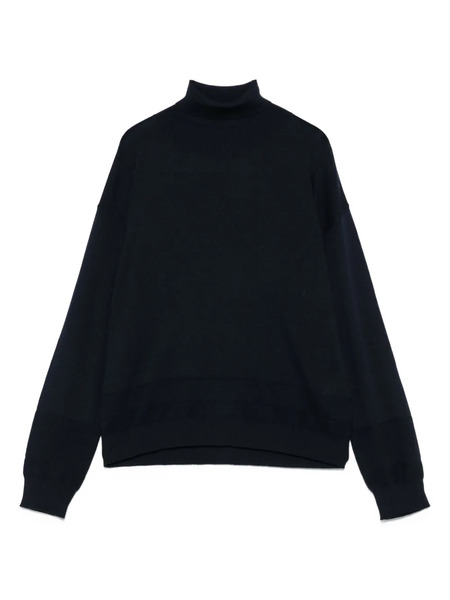  Eleventy Jersey Con Cuello Alto - Azul 