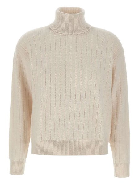  Eleventy Jersey Con Cuello Alto - Blanco 