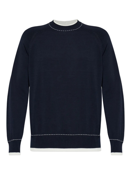  Eleventy Jersey Con Cuello Redondo - Azul 