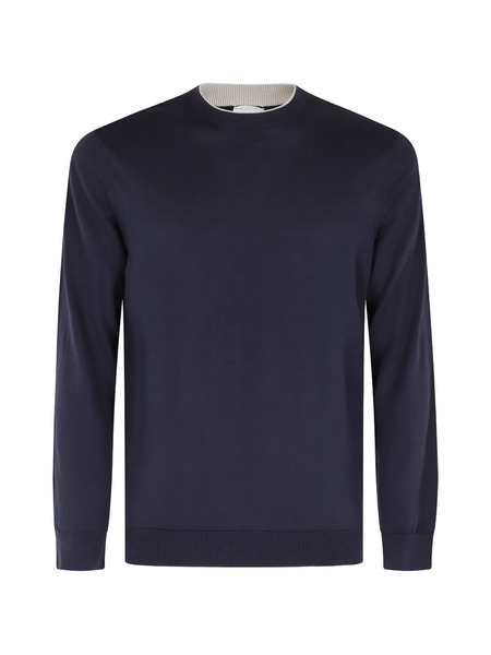 Eleventy Jersey Con Cuello Redondo - Azul 