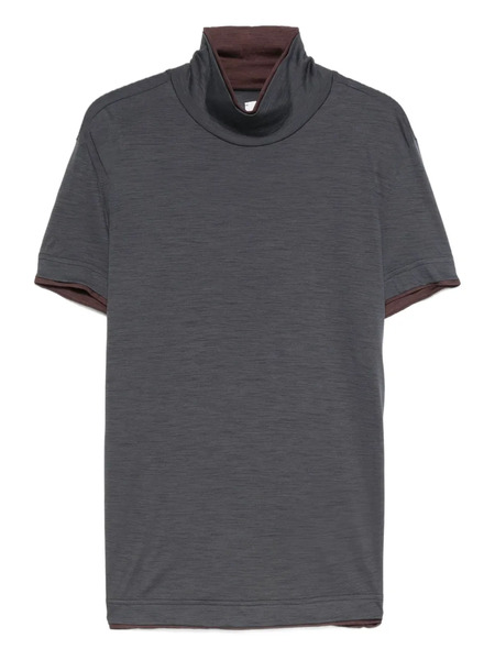  Eleventy Top Con Cuello Alto - Gris 