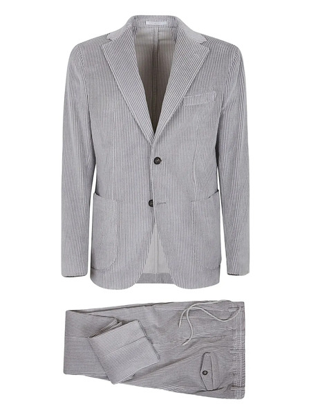  Eleventy Traje De Pana - Gris 