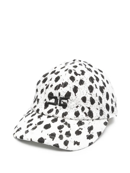  Elisabetta Franchi La Mia Bambina Gorra Con Logo Estampado - Blanco 