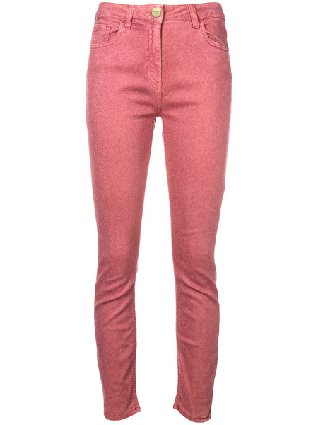  Elisabetta Franchi Vaqueros Con Cinco Bolsillos - Rosa 